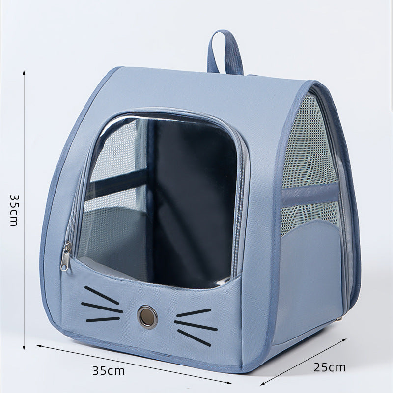Breathable Pet Carrier Backpack for Small Dogs and Cats, Travel and Outdoor Use