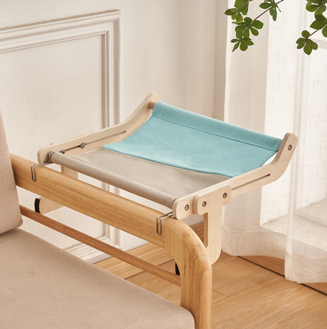 Window-Mounted Cat Hammock Bed for Balcony and Window Sills