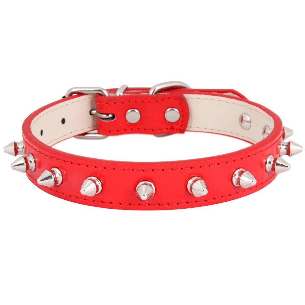 Leather Pet Collar and Leash Set for Dogs and Cats