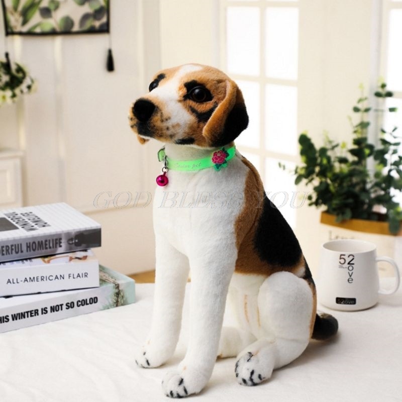 Glow-in-the-Dark Pet Collar with Bell for Dogs and Cats
