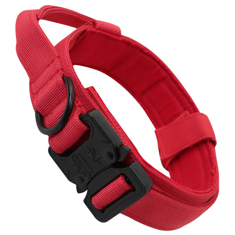 Tactical Dog Collar and Leash Set, Outdoor Training Walking Gear for Dogs