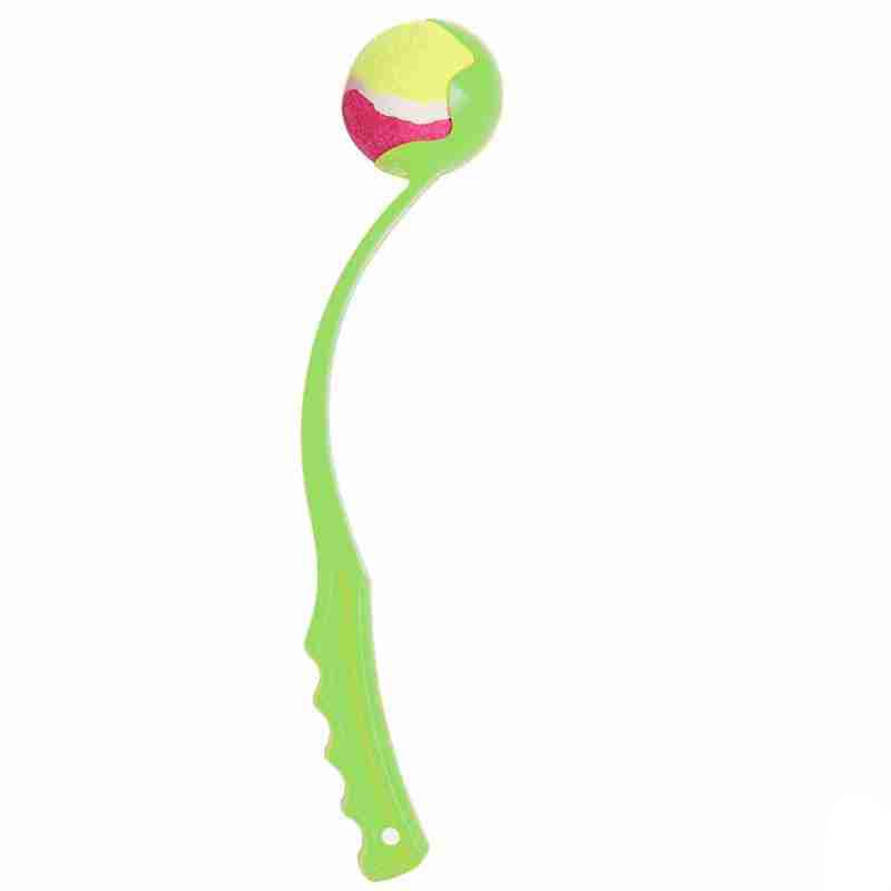 Interactive Dog Ball Launcher Toy for Outdoor Fetch and Training