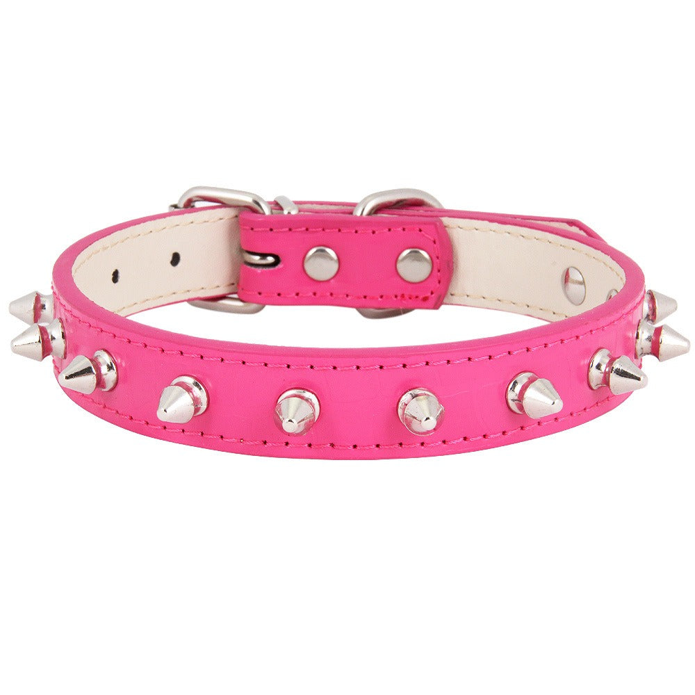 Leather Pet Collar and Leash Set for Dogs and Cats