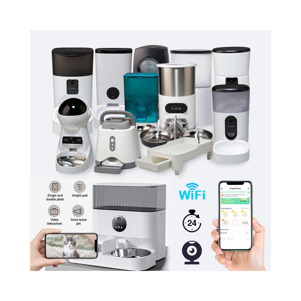 WiFi Smart Automatic Pet Feeder with App Control for Dogs and Cats
