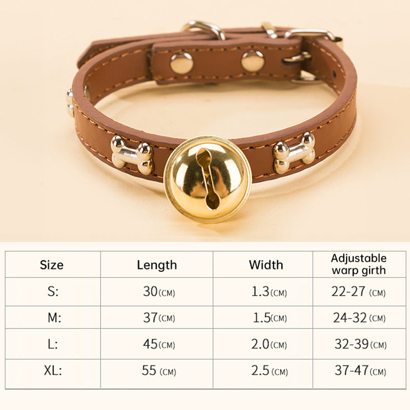 Bone and Paw Print Alloy Bells for Dog and Cat Collars