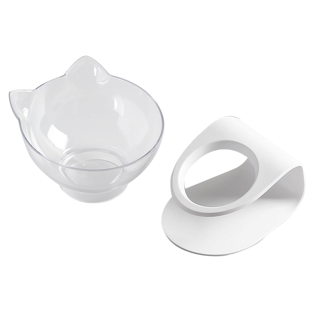 Raised Pet Food and Water Bowl for Cats, Puppies and Small Dogs