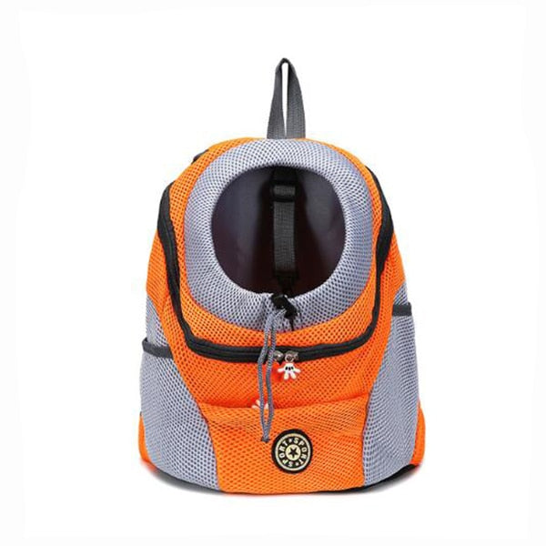 Outdoor Pet Carrier Backpack with Mesh Panels for Small Dogs and Cats
