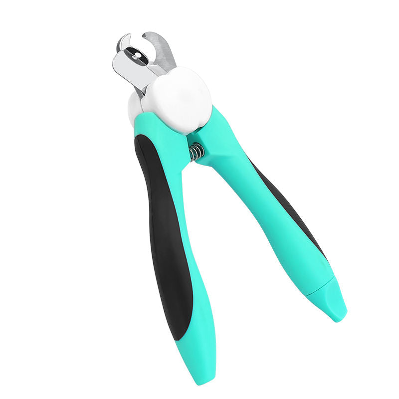 LED Pet Nail Clipper with Built-In File, Stainless Steel Grooming Tool for Dogs and Cats