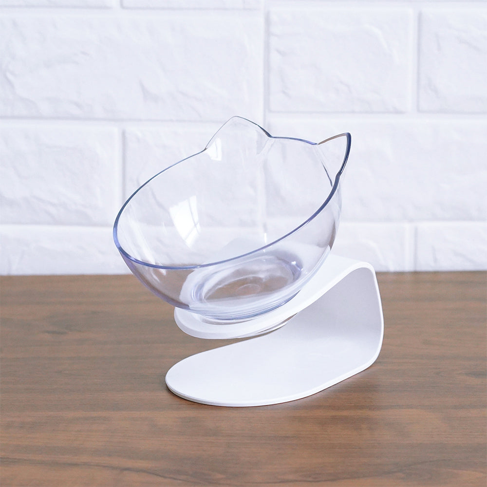 Raised Pet Food and Water Bowl for Cats, Puppies and Small Dogs