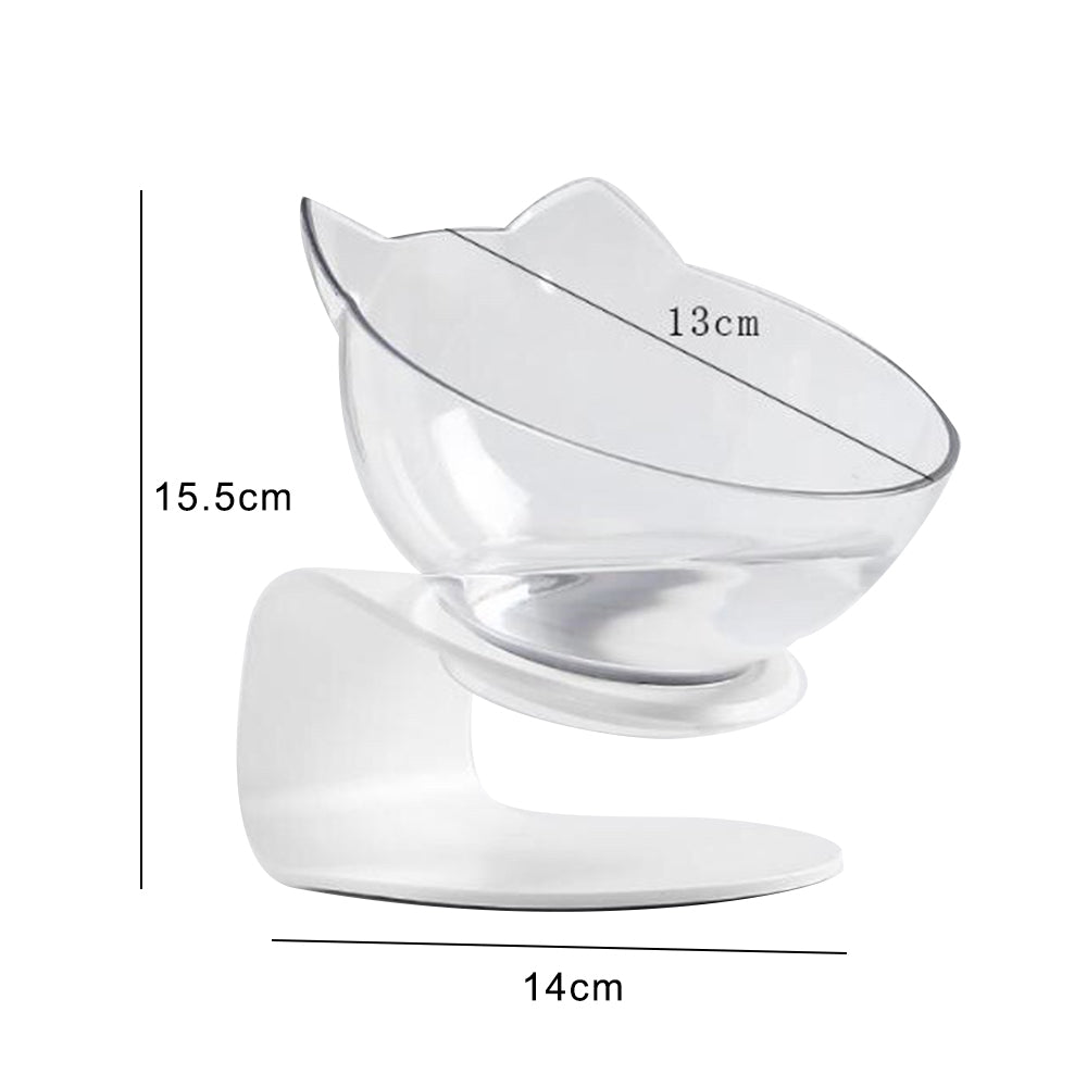 Raised Pet Food and Water Bowl for Cats, Puppies and Small Dogs