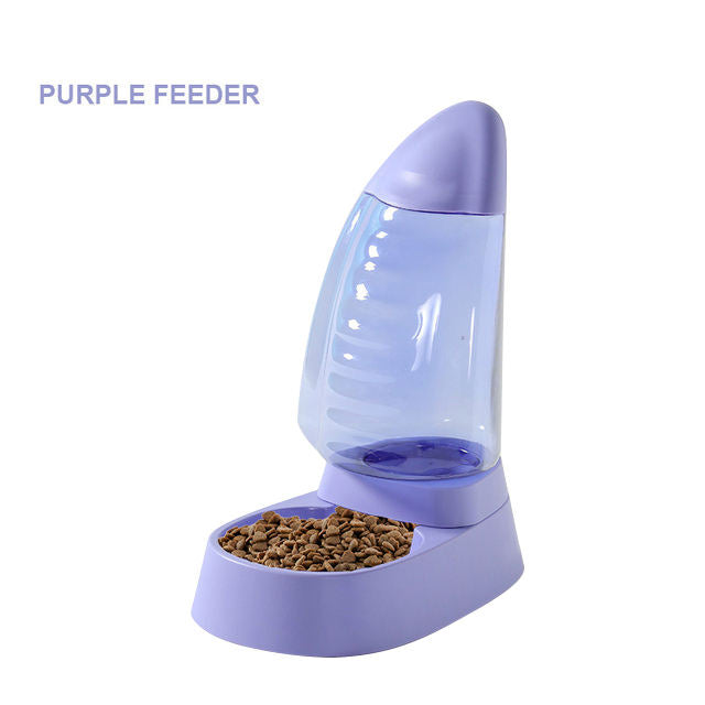 Large-Capacity Sailboat Pet Water and Food Bowl for Cats and Dogs