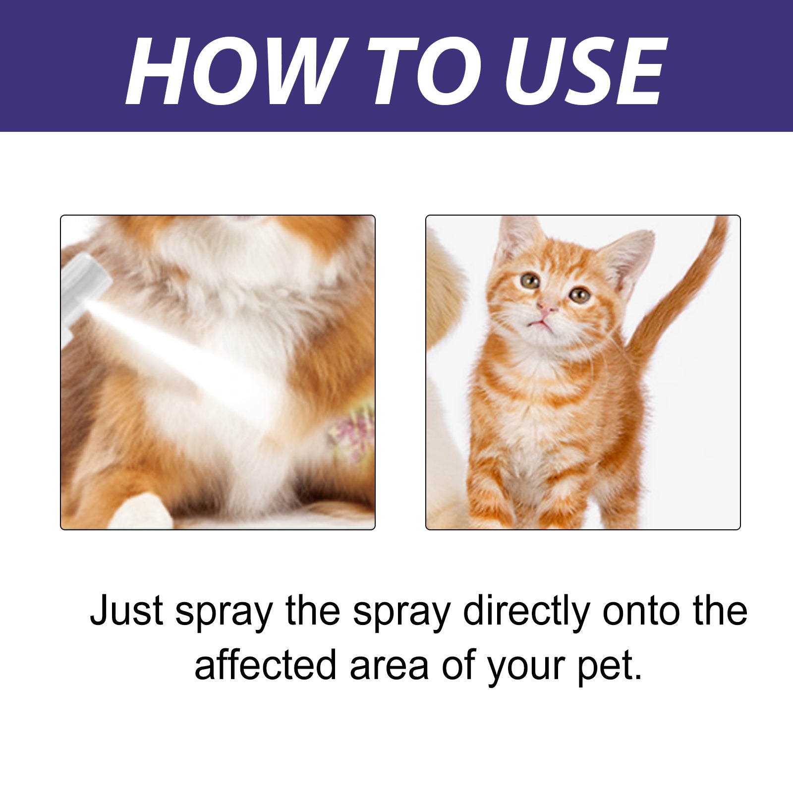 Pet Skin Care Spray for Dogs and Cats, Soothing Care for Itchy or Irritated Skin