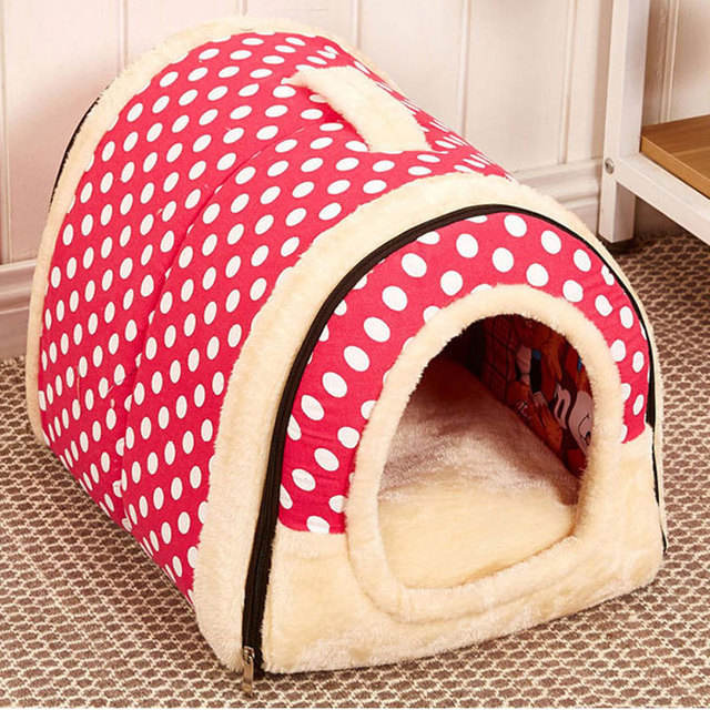Detachable Pet Bed for Dogs and Cats, Warm Autumn and Winter Sleeping Mat