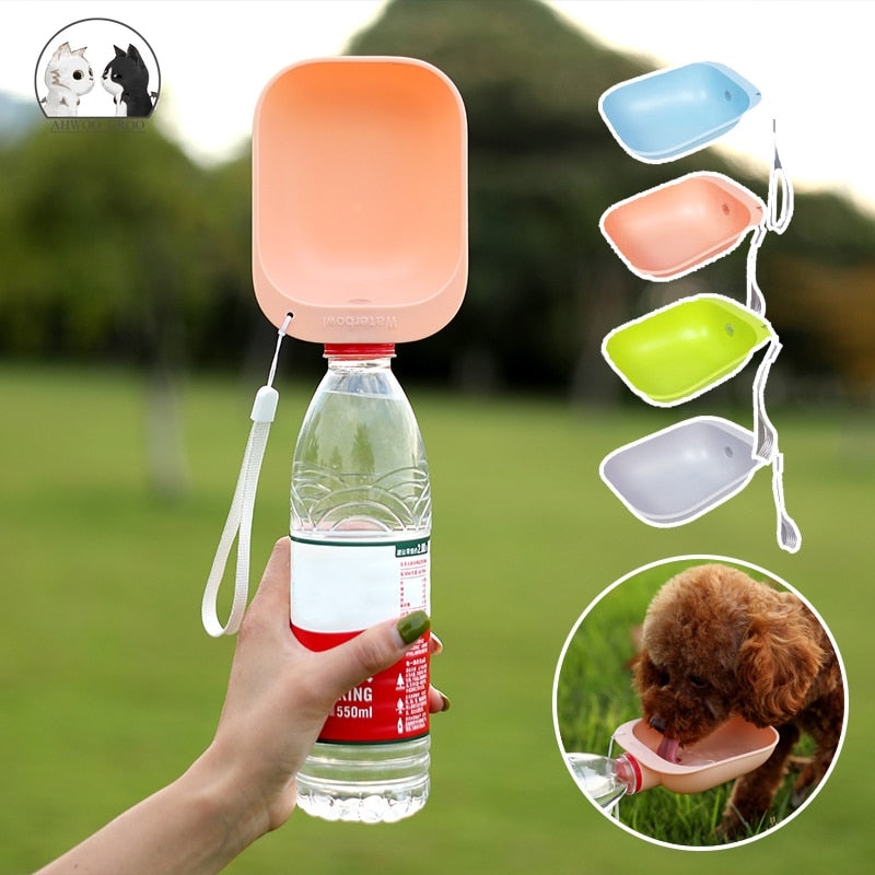 Portable chien Water Bottle avec hydratation gamelle pour voyage et d’extérieur Use