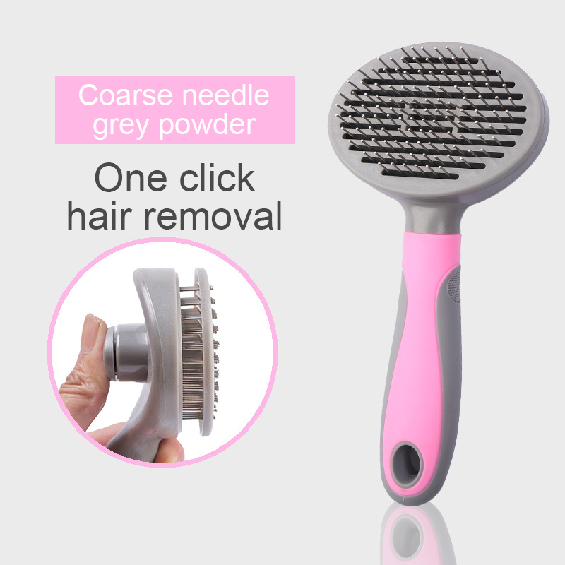 Slicker Grooming Brush for Dogs and Cats, Long Hair Deshedding Comb for Puppies