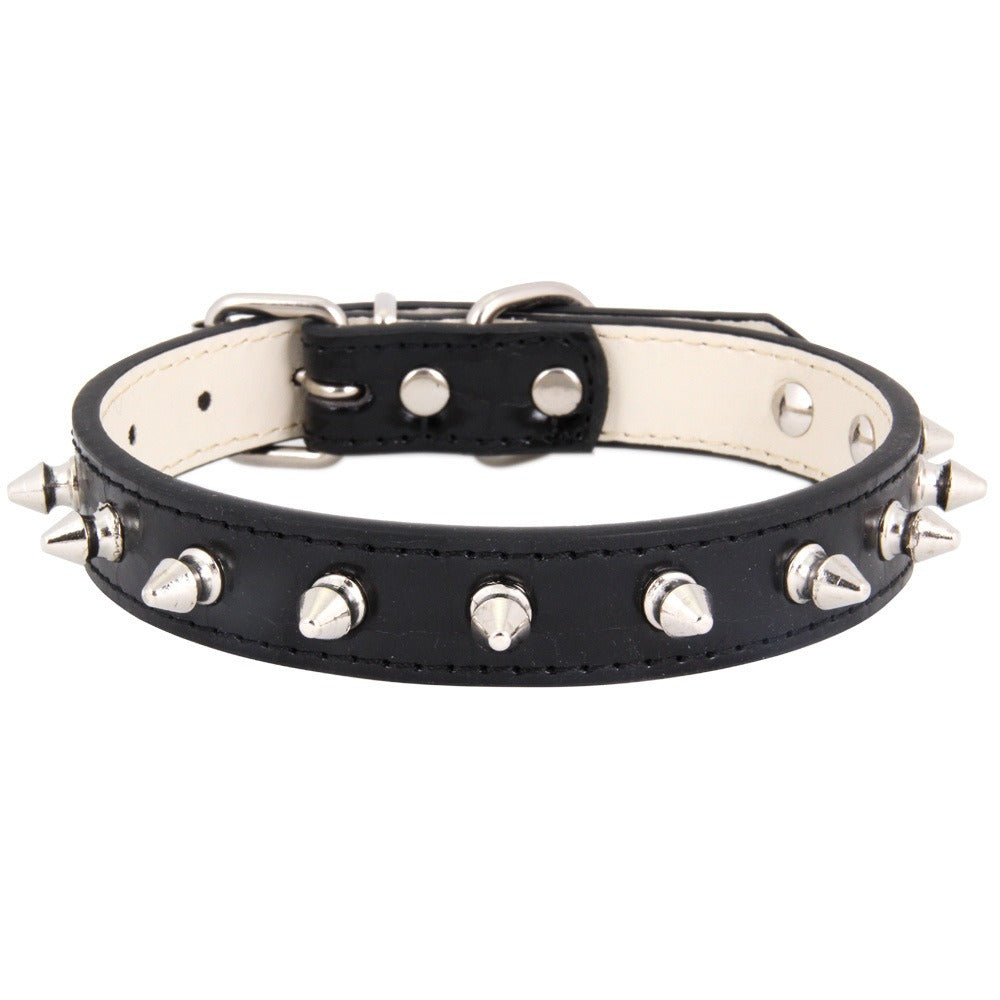 Leather Pet Collar and Leash Set for Dogs and Cats