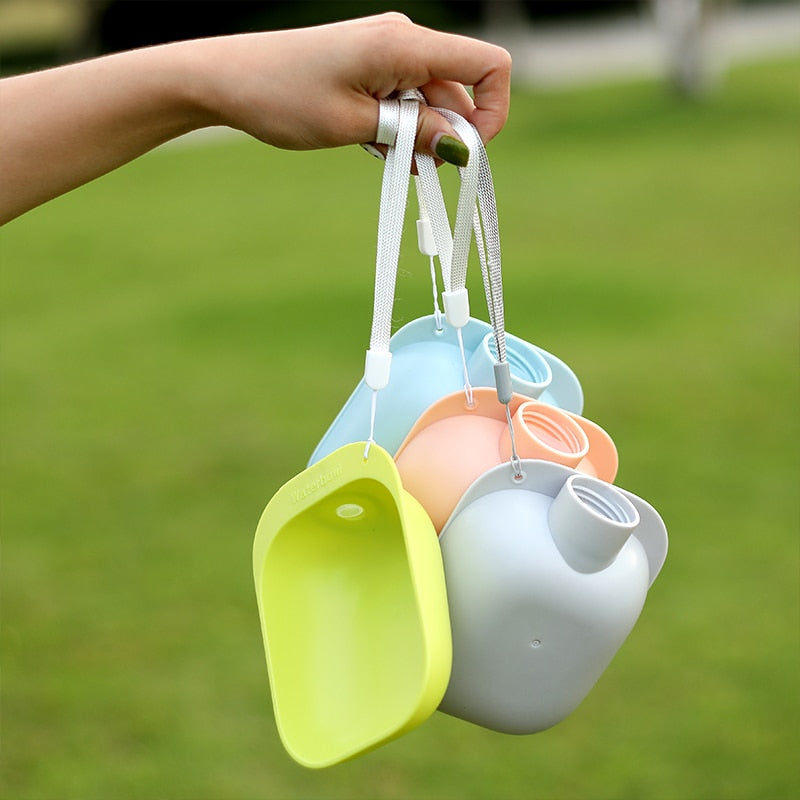 Portable chien Water Bottle avec hydratation gamelle pour voyage et d’extérieur Use