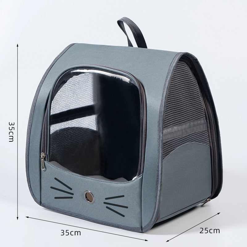 Breathable Pet Carrier Backpack for Small Dogs and Cats, Travel and Outdoor Use
