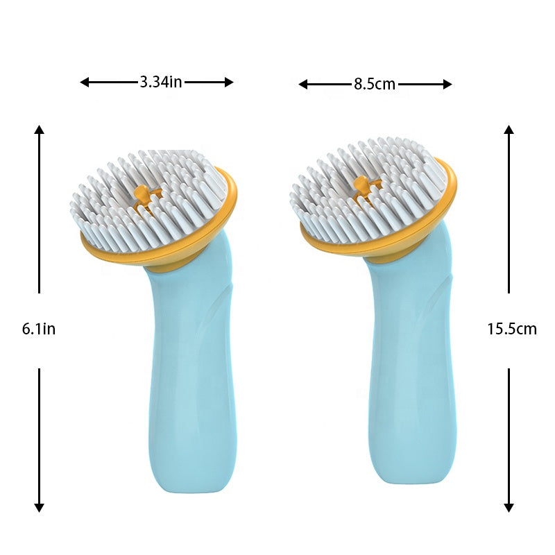 Handheld Pet Bath Brush for Dogs and Cats, Cleaning and Grooming Shower Tool