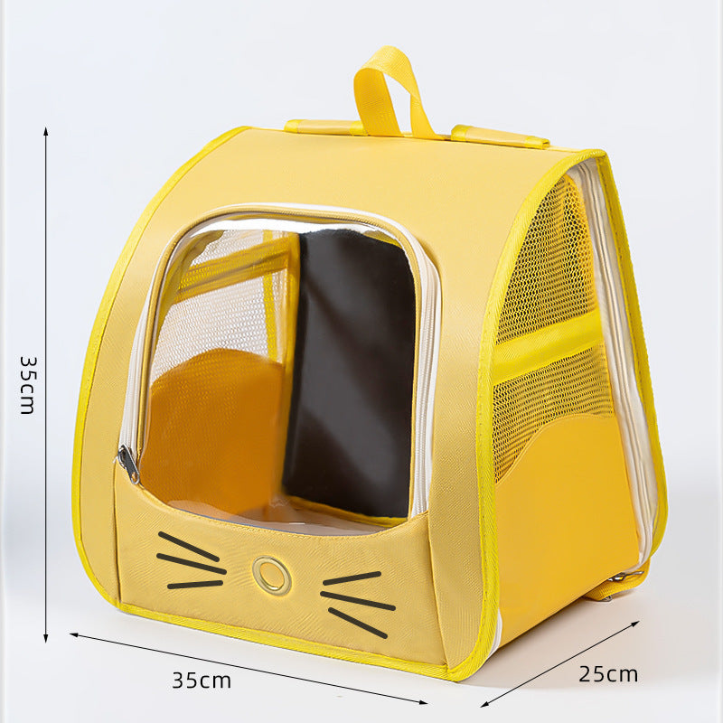 Breathable Pet Carrier Backpack for Small Dogs and Cats, Travel and Outdoor Use