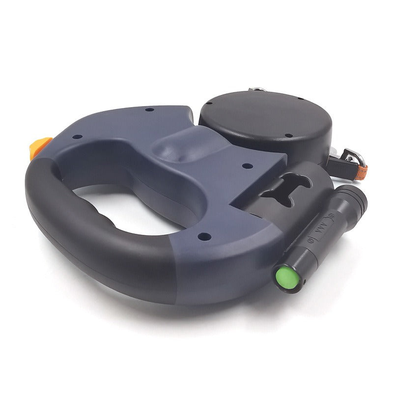 Retractable Double Dog Leash with LED Flashlight, Two-Dog Walking Lead