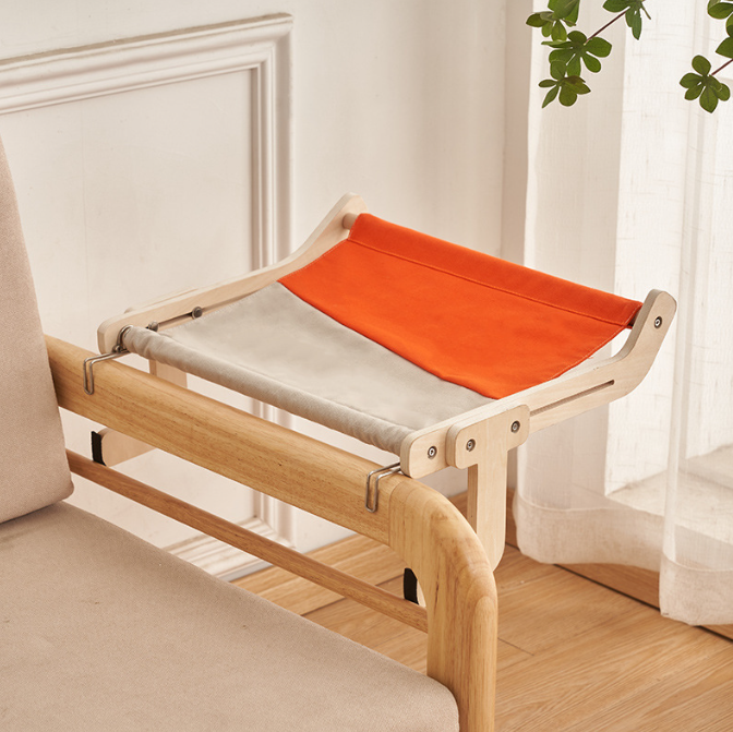 Window-Mounted Cat Hammock Bed for Balcony and Window Sills
