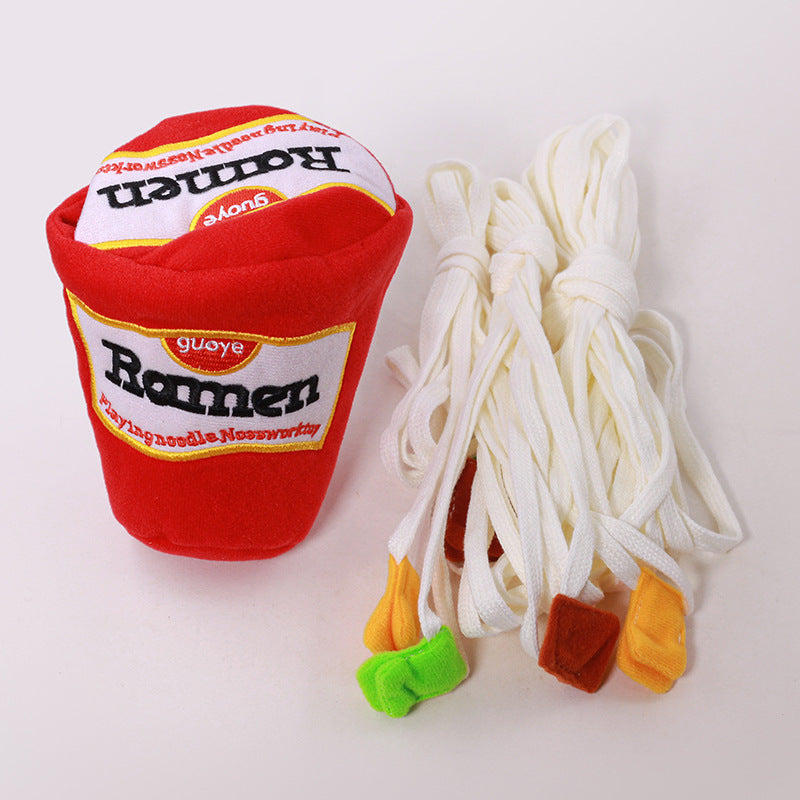Ramen Snuffle Toy for Dogs and Cats, Interactive Feeding and Enrichment Toy