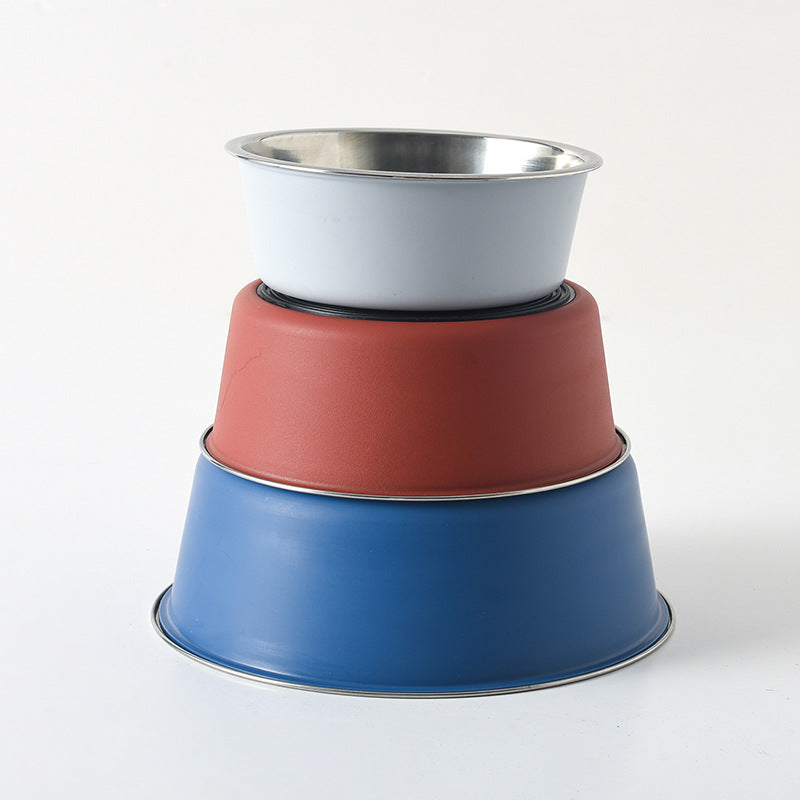 Stainless Steel Pet Food and Water Bowl for Dogs and Cats