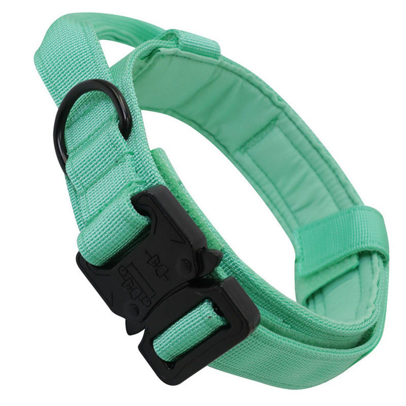 Tactical Dog Collar and Leash Set, Outdoor Training Walking Gear for Dogs