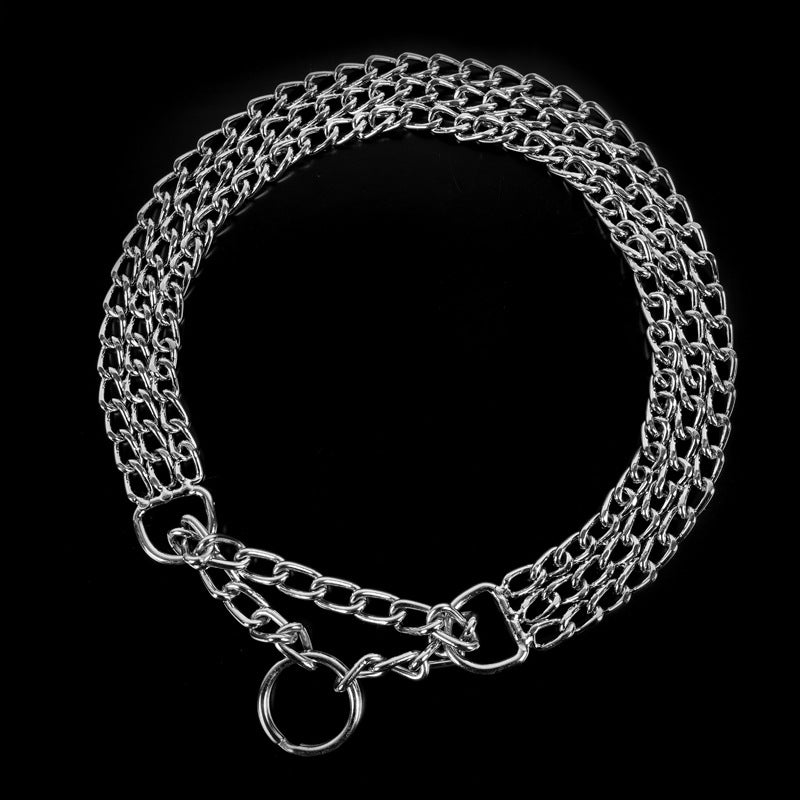 Double Row Pet Collar for Dogs, Durable Training and Walking Collar
