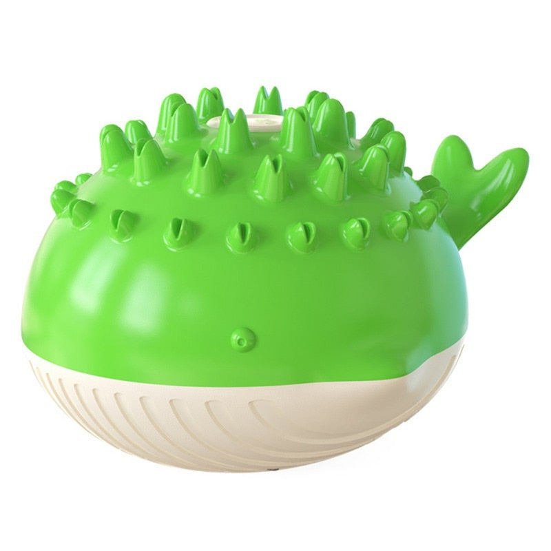 Floating Crocodile Dog Water Toy with Squeaker and Dental Cleaning Design