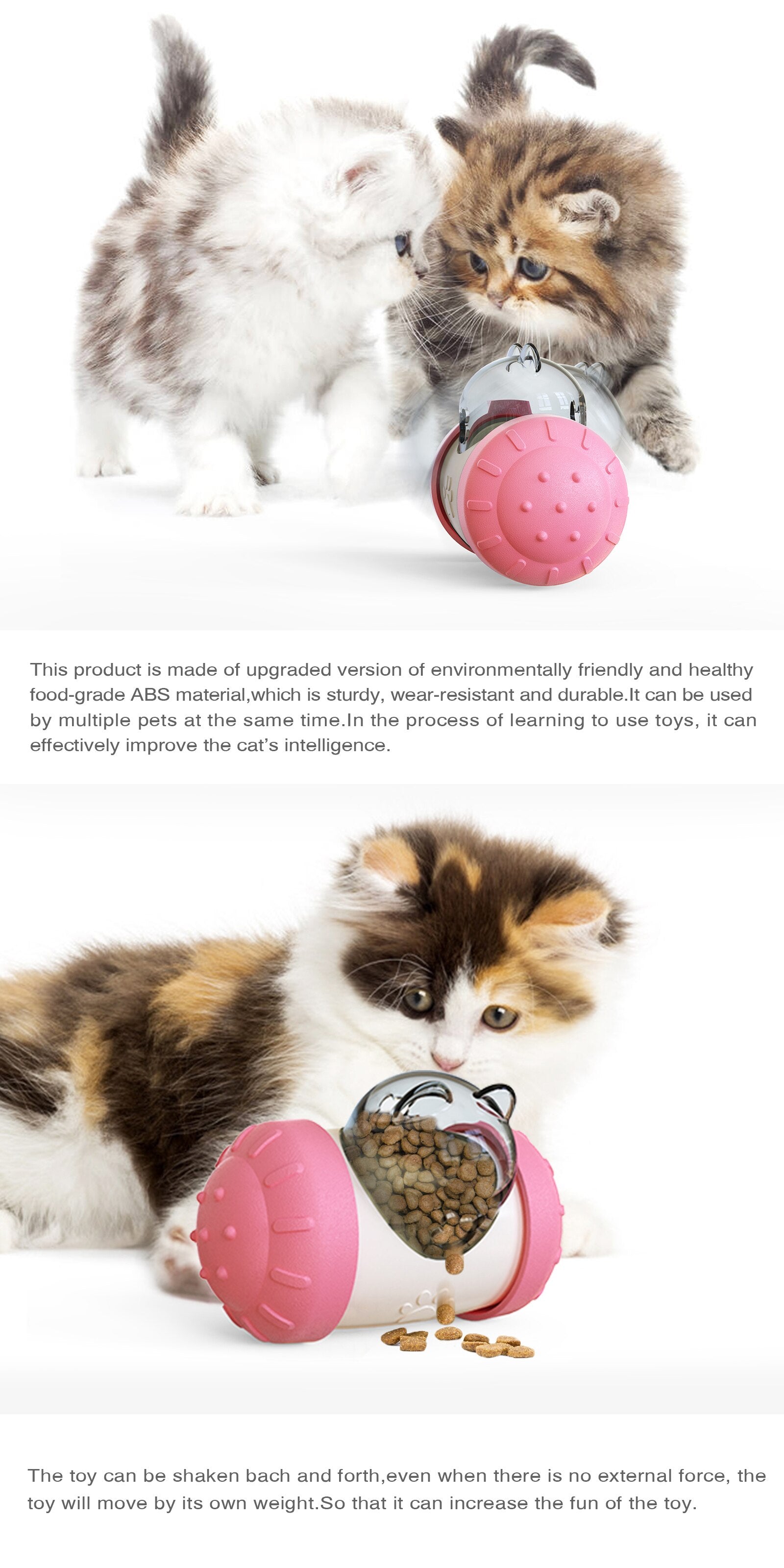 Interactive Treat Dispensing Swing Toy for Dogs and Cats