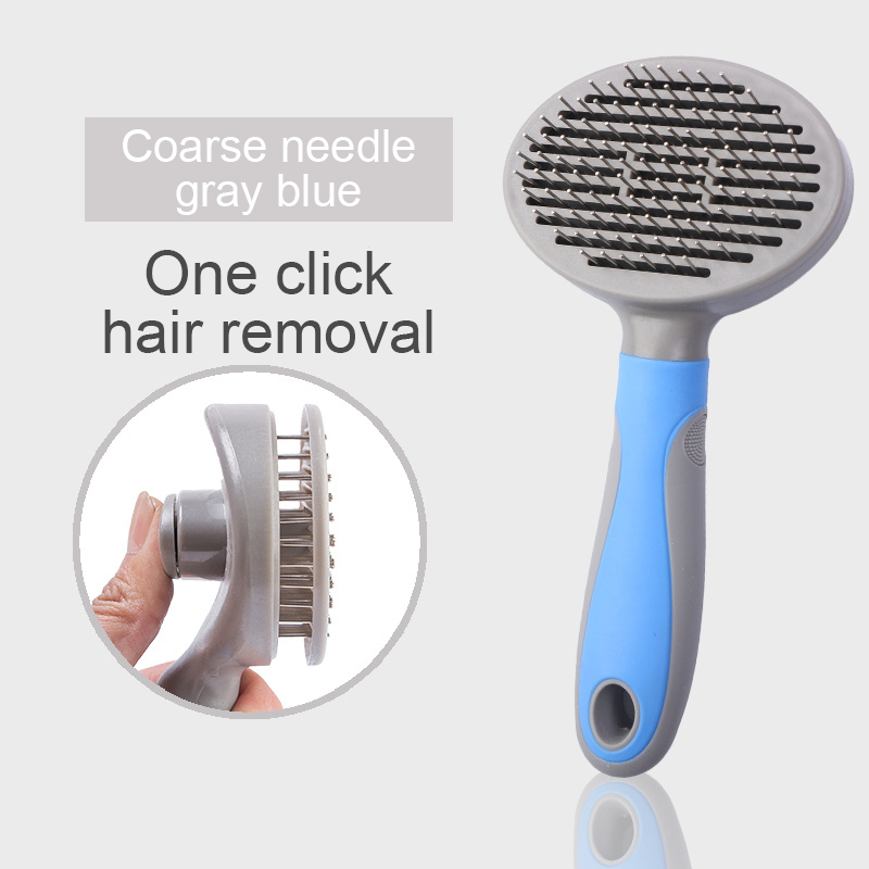 Slicker Grooming Brush for Dogs and Cats, Long Hair Deshedding Comb for Puppies