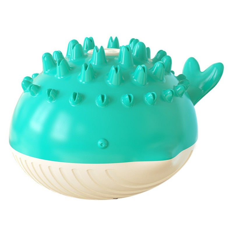 Floating Crocodile Dog Water Toy with Squeaker and Dental Cleaning Design