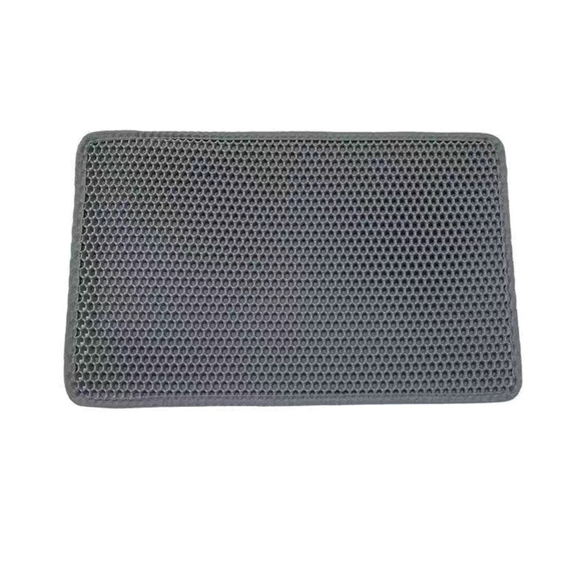 Double-Layer EVA Cat Litter Mat, Traps Litter and Keeps Floors Clean