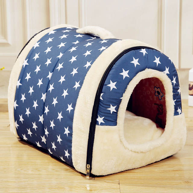 Detachable Pet Bed for Dogs and Cats, Warm Autumn and Winter Sleeping Mat