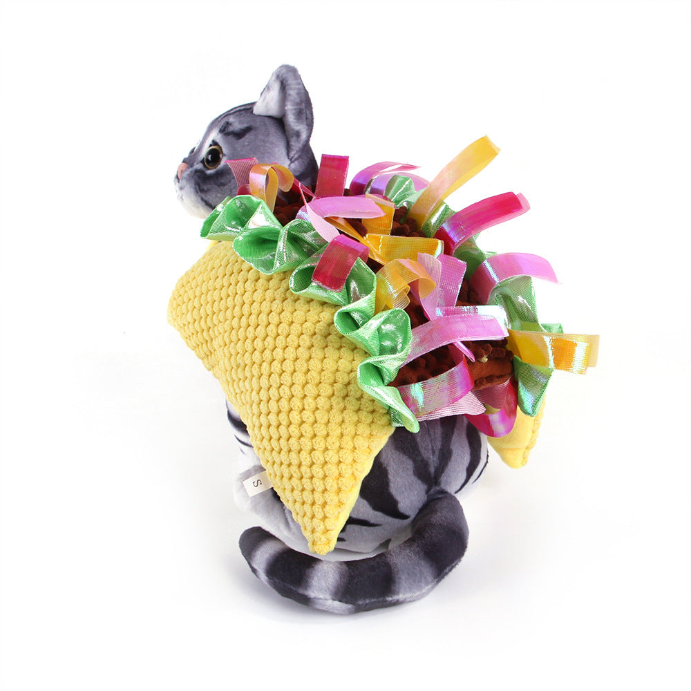 Funny Hamburger Pet Costume for Cats and Small Dogs