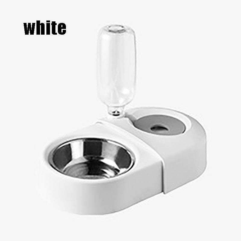 Automatic Water Outlet Pet Bowl, Anti-Tip Feeder for Dogs and Cats