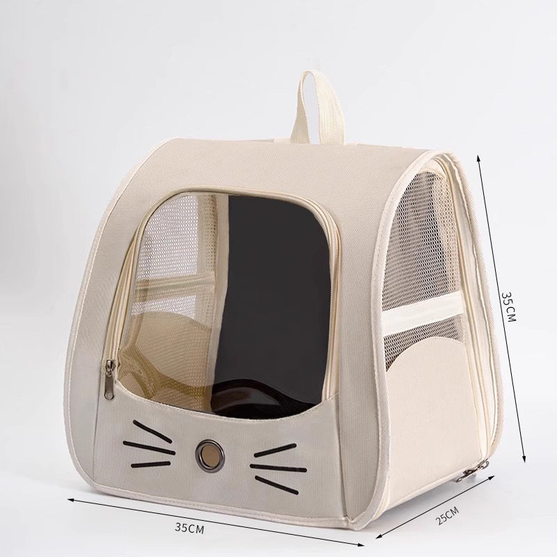 Breathable Pet Carrier Backpack for Small Dogs and Cats, Travel and Outdoor Use