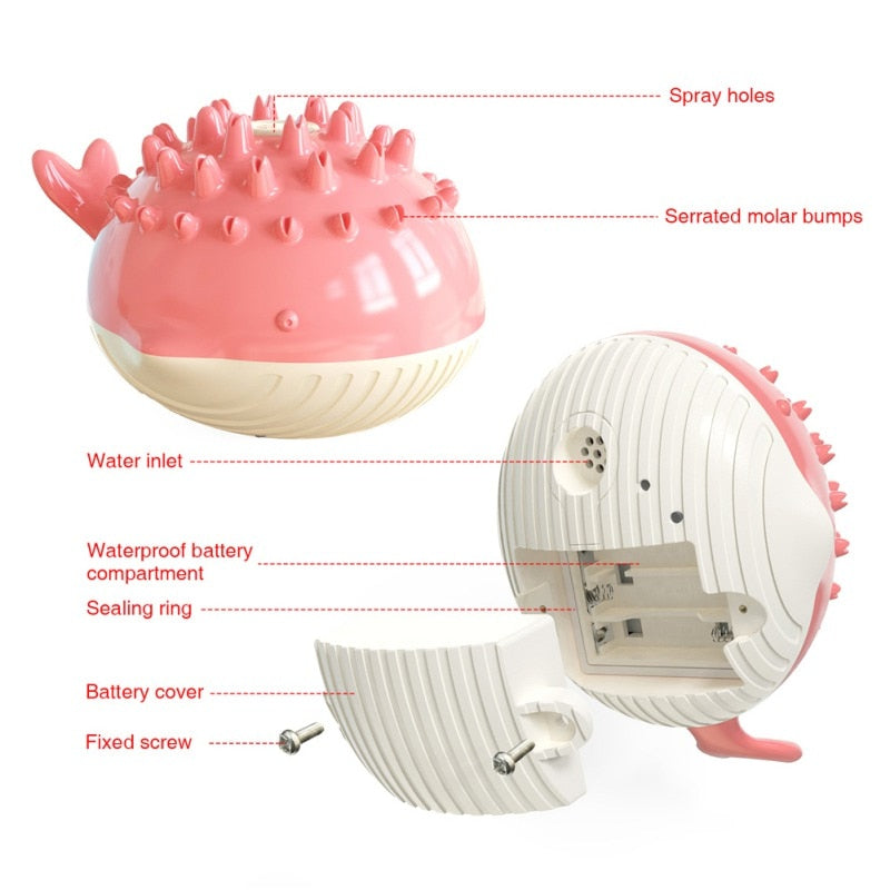 Floating Crocodile Dog Water Toy with Squeaker and Dental Cleaning Design