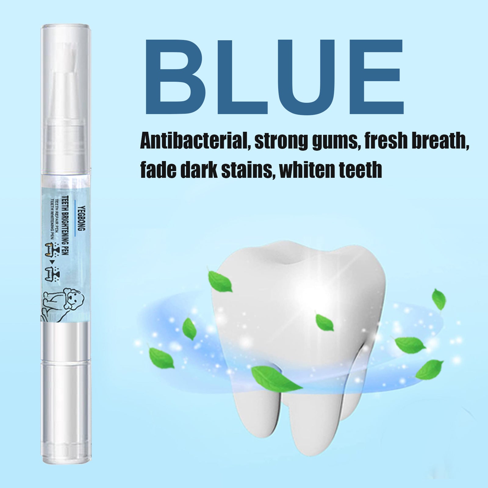 Pet Tooth Cleaning Pen for Dogs and Cats, Dental Care Tool for Tartar and Plaque
