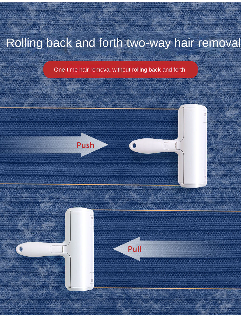 One-Click Self-Cleaning Pet Grooming Brush, Deshedding Fur Remover for Dogs and Cats