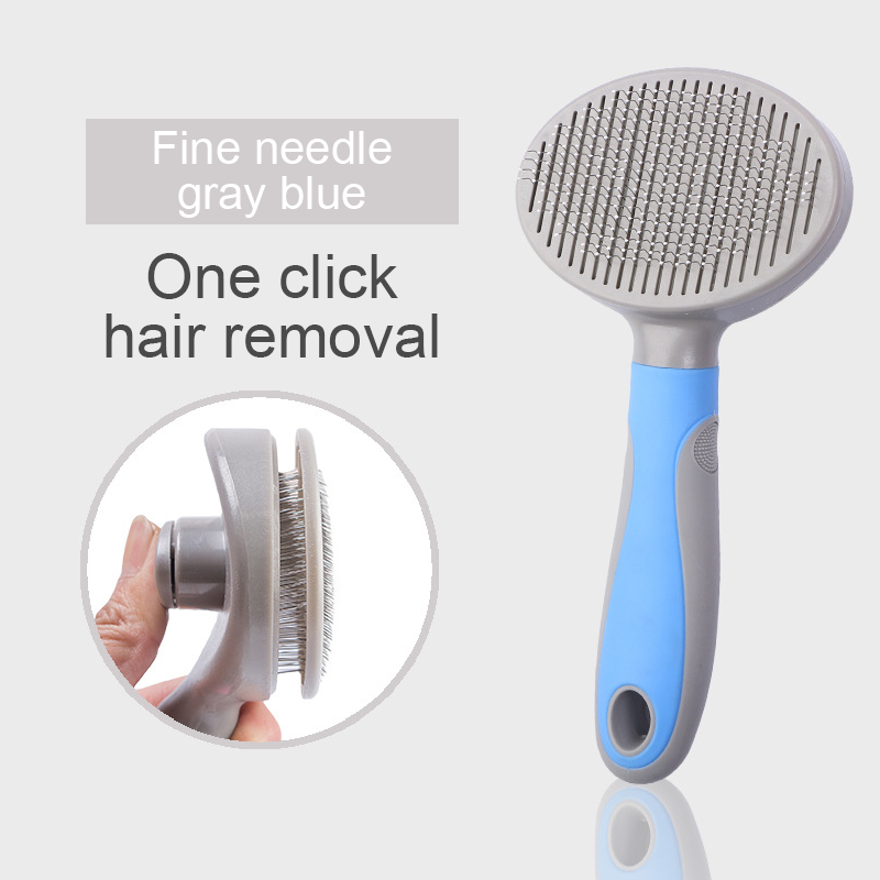 Slicker Grooming Brush for Dogs and Cats, Long Hair Deshedding Comb for Puppies