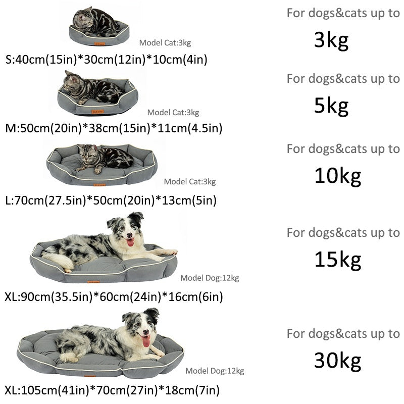 Orthopedic Dog Bed for Medium and Large Dogs, Comfortable Sleeping Mat