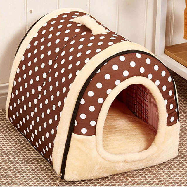 Detachable Pet Bed for Dogs and Cats, Warm Autumn and Winter Sleeping Mat