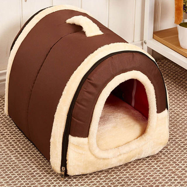Detachable Pet Bed for Dogs and Cats, Warm Autumn and Winter Sleeping Mat
