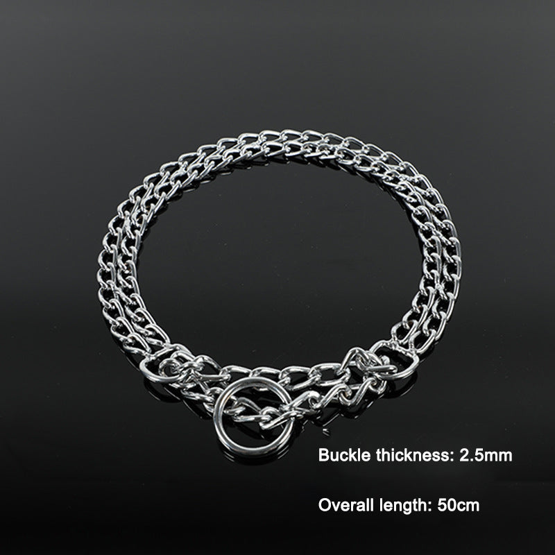 Double Row Pet Collar for Dogs, Durable Training and Walking Collar