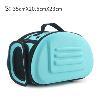 Foldable Pet Carrier Bag for Dogs and Cats, Portable Travel Shoulder Tote