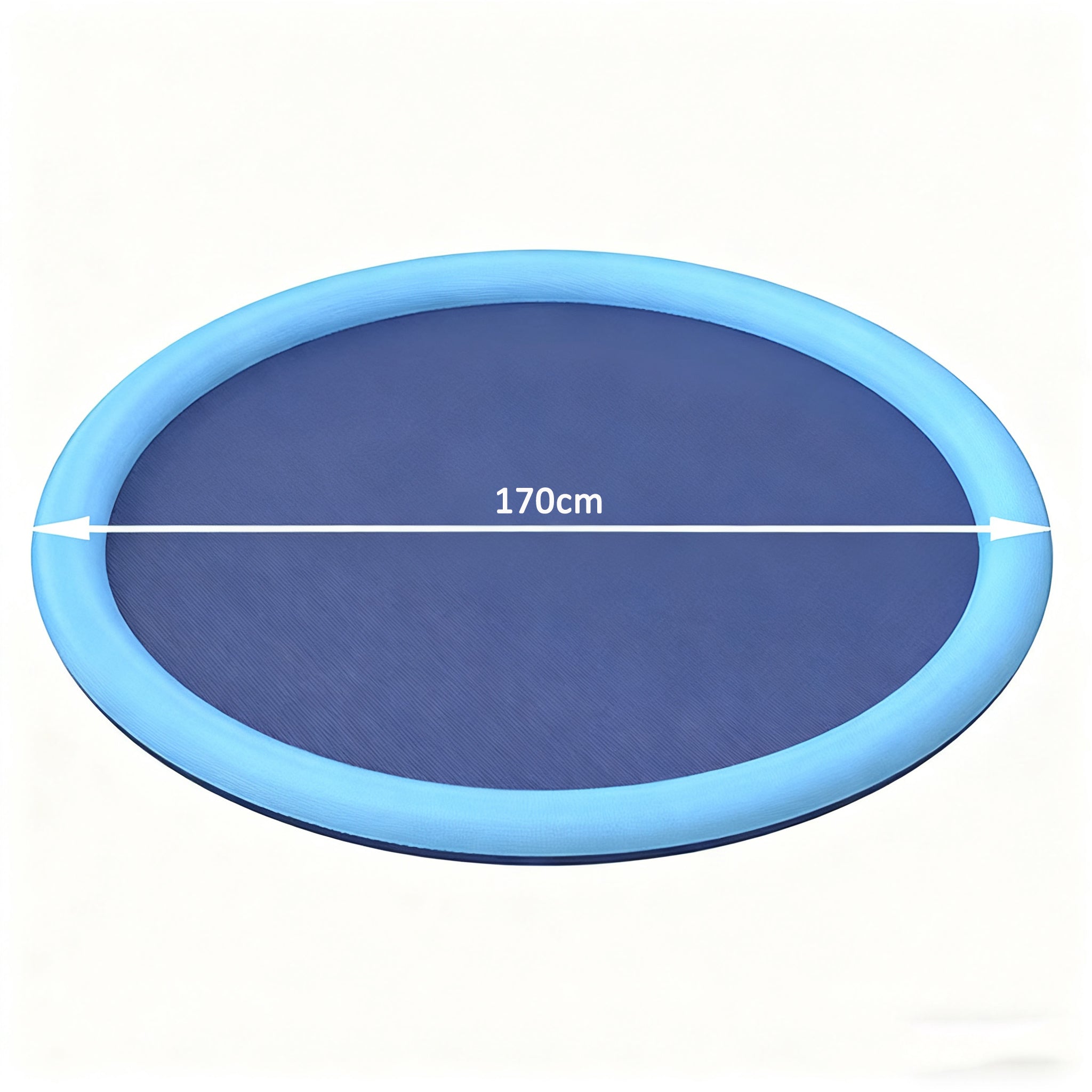 Thick PVC Pet Splash Pad, Water Spray Play Mat for Dogs and Outdoor Fun