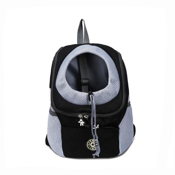 Outdoor Pet Carrier Backpack with Mesh Panels for Small Dogs and Cats